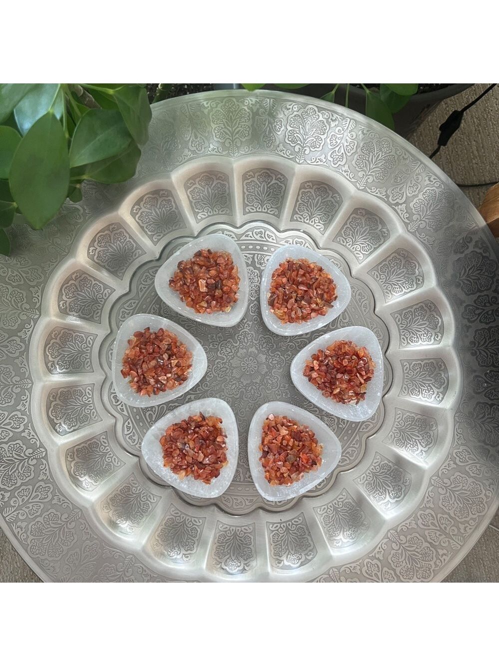Carnelian Chips Jar